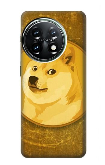 W3826 Dogecoin Shiba Hard Case and Leather Flip Case For OnePlus 11