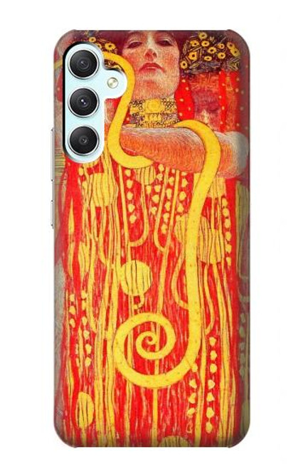 W3352 Gustav Klimt Medicine Hard Case and Leather Flip Case For Samsung Galaxy A34 5G
