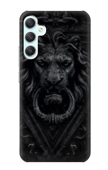 W3619 Dark Gothic Lion Hard Case and Leather Flip Case For Samsung Galaxy A34 5G