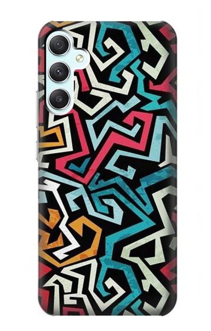 W3712 Pop Art Pattern Hard Case and Leather Flip Case For Samsung Galaxy A34 5G