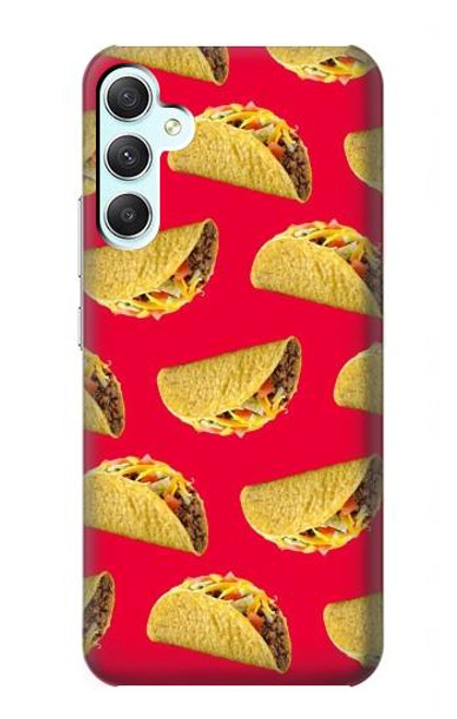 W3755 Mexican Taco Tacos Hard Case and Leather Flip Case For Samsung Galaxy A34 5G
