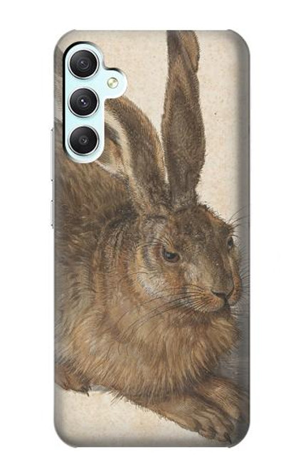 W3781 Albrecht Durer Young Hare Hard Case and Leather Flip Case For Samsung Galaxy A34 5G