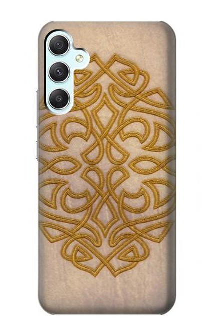 W3796 Celtic Knot Hard Case and Leather Flip Case For Samsung Galaxy A34 5G