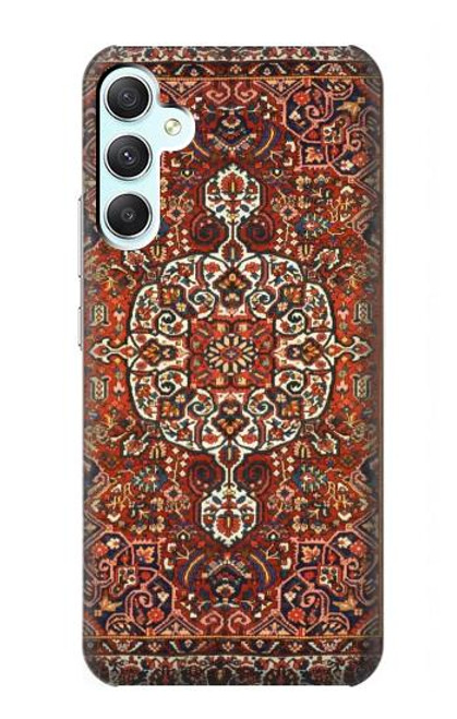 W3813 Persian Carpet Rug Pattern Hard Case and Leather Flip Case For Samsung Galaxy A34 5G