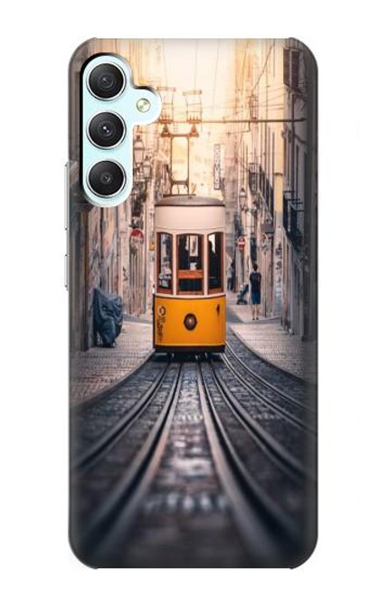 W3867 Trams in Lisbon Hard Case and Leather Flip Case For Samsung Galaxy A34 5G