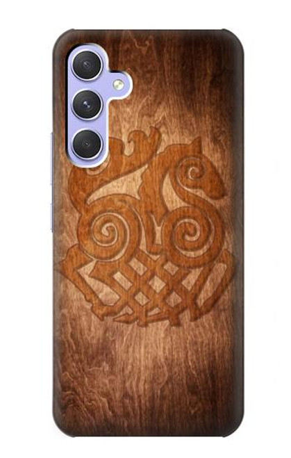 W3830 Odin Loki Sleipnir Norse Mythology Asgard Hard Case and Leather Flip Case For Samsung Galaxy A54 5G
