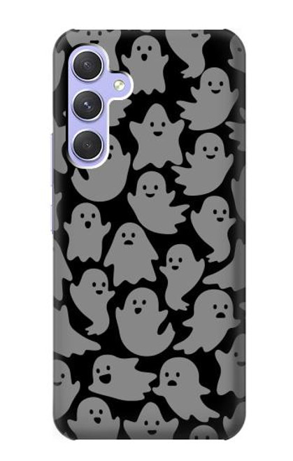 W3835 Cute Ghost Pattern Hard Case and Leather Flip Case For Samsung Galaxy A54 5G
