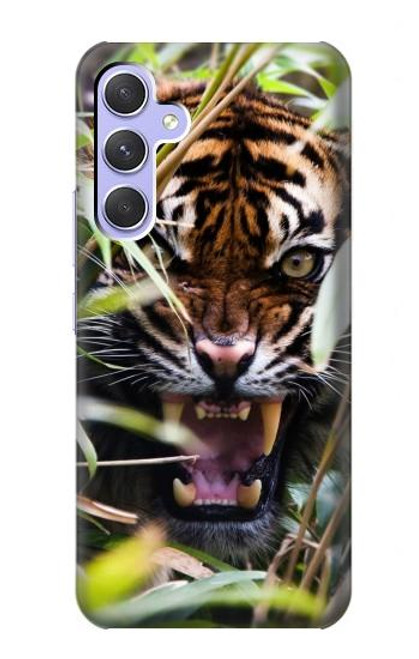 W3838 Barking Bengal Tiger Hard Case and Leather Flip Case For Samsung Galaxy A54 5G