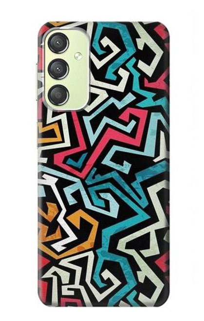 W3712 Pop Art Pattern Hard Case and Leather Flip Case For Samsung Galaxy A24 4G