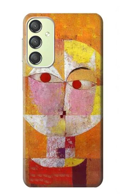 W3811 Paul Klee Senecio Man Head Hard Case and Leather Flip Case For Samsung Galaxy A24 4G