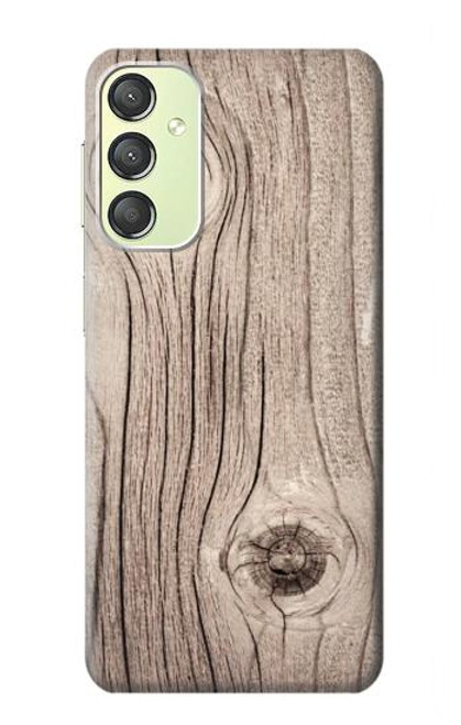 W3822 Tree Woods Texture Graphic Printed Hard Case and Leather Flip Case For Samsung Galaxy A24 4G