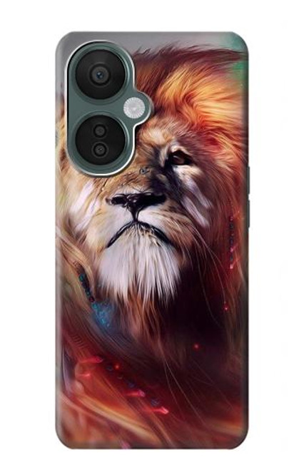 W0691 Leo Paint Hard Case and Leather Flip Case For OnePlus Nord CE 3 Lite, Nord N30 5G