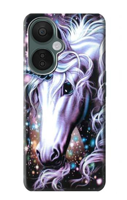 W0749 Unicorn Horse Hard Case and Leather Flip Case For OnePlus Nord CE 3 Lite, Nord N30 5G