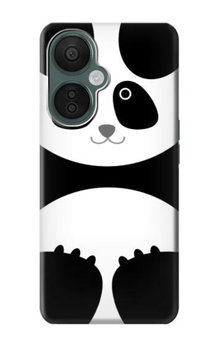W2085 Panda Minimalist Hard Case and Leather Flip Case For OnePlus Nord CE 3 Lite, Nord N30 5G