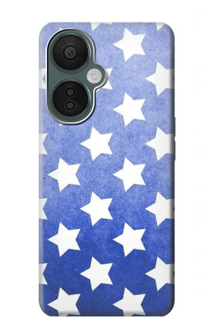 W2481 Star Pattern Hard Case and Leather Flip Case For OnePlus Nord CE 3 Lite, Nord N30 5G