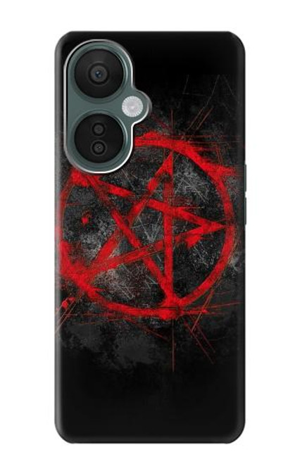 W2557 Pentagram Hard Case and Leather Flip Case For OnePlus Nord CE 3 Lite, Nord N30 5G