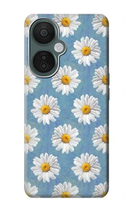 W3454 Floral Daisy Hard Case and Leather Flip Case For OnePlus Nord CE 3 Lite, Nord N30 5G