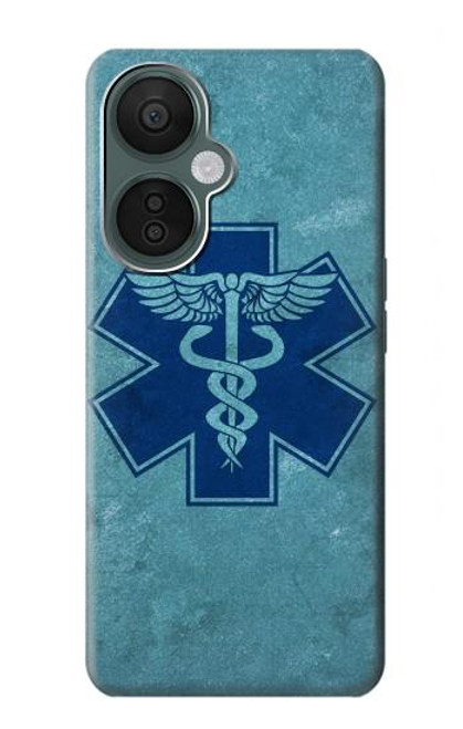 W3824 Caduceus Medical Symbol Hard Case and Leather Flip Case For OnePlus Nord CE 3 Lite, Nord N30 5G