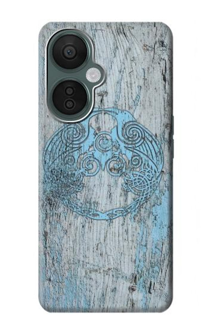 W3829 Huginn And Muninn Twin Ravens Norse Hard Case and Leather Flip Case For OnePlus Nord CE 3 Lite, Nord N30 5G