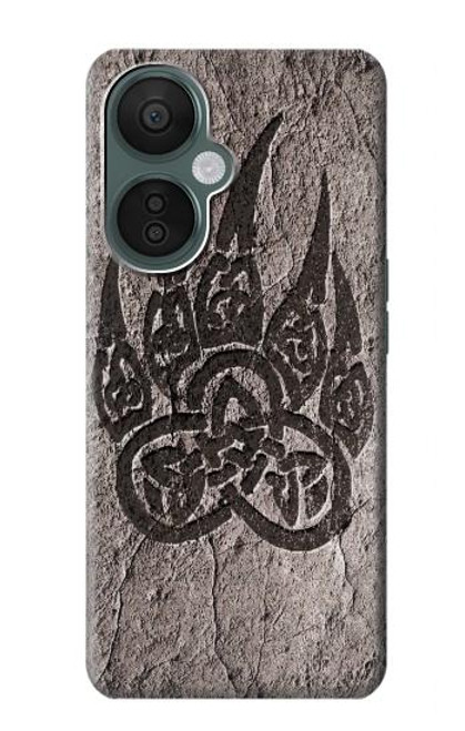 W3832 Viking Norse Bear Paw Berserkers Rock Hard Case and Leather Flip Case For OnePlus Nord CE 3 Lite, Nord N30 5G