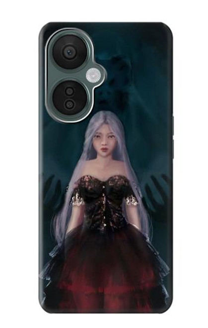 W3847 Lilith Devil Bride Gothic Girl Skull Grim Reaper Hard Case and Leather Flip Case For OnePlus Nord CE 3 Lite, Nord N30 5G