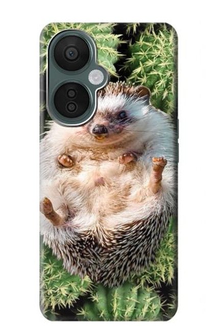 W3863 Pygmy Hedgehog Dwarf Hedgehog Paint Hard Case and Leather Flip Case For OnePlus Nord CE 3 Lite, Nord N30 5G