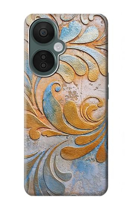 W3875 Canvas Vintage Rugs Hard Case and Leather Flip Case For OnePlus Nord CE 3 Lite, Nord N30 5G