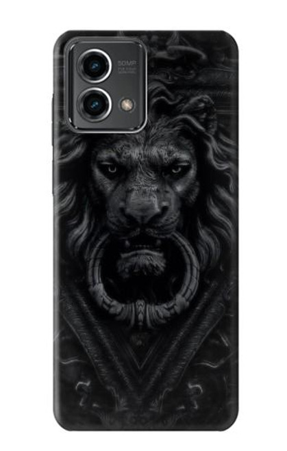 W3619 Dark Gothic Lion Hard Case and Leather Flip Case For Motorola Moto G Stylus 5G (2023)