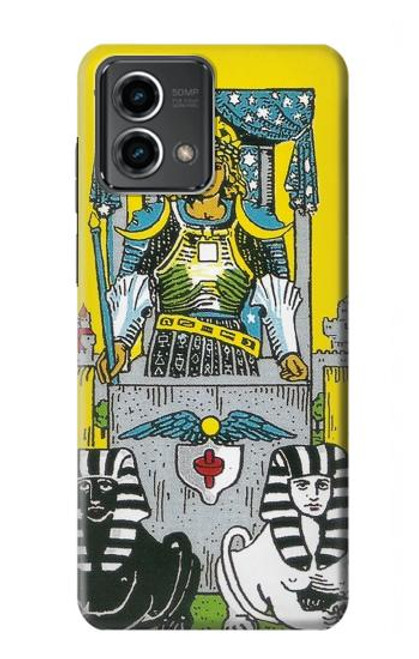 W3739 Tarot Card The Chariot Hard Case and Leather Flip Case For Motorola Moto G Stylus 5G (2023)