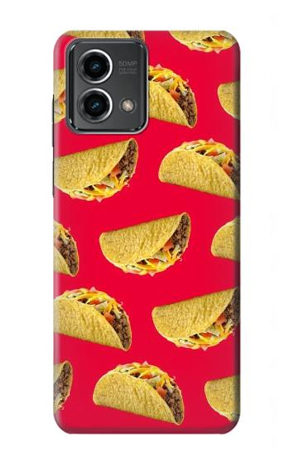 W3755 Mexican Taco Tacos Hard Case and Leather Flip Case For Motorola Moto G Stylus 5G (2023)