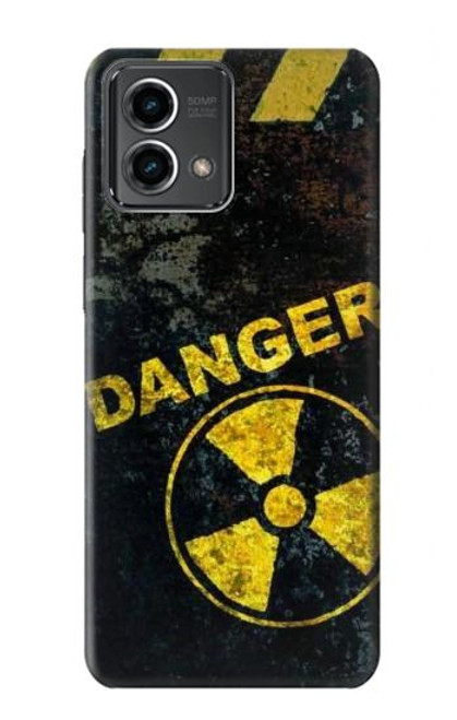 W3891 Nuclear Hazard Danger Hard Case and Leather Flip Case For Motorola Moto G Stylus 5G (2023)