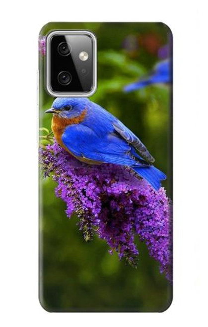 W1565 Bluebird of Happiness Blue Bird Hard Case and Leather Flip Case For Motorola Moto G Power (2023) 5G