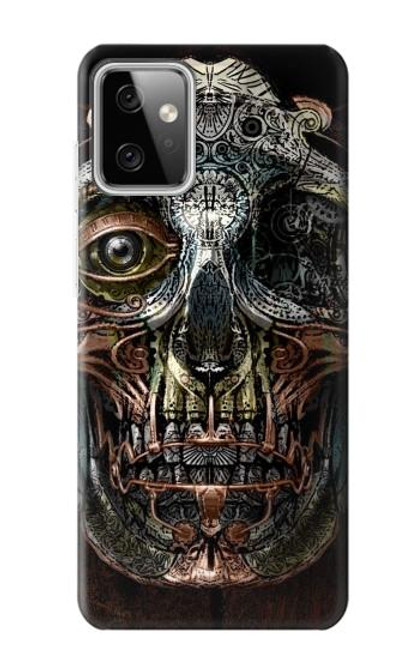 W1685 Steampunk Skull Head Hard Case and Leather Flip Case For Motorola Moto G Power (2023) 5G