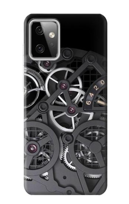 W3176 Inside Watch Black Hard Case and Leather Flip Case For Motorola Moto G Power (2023) 5G