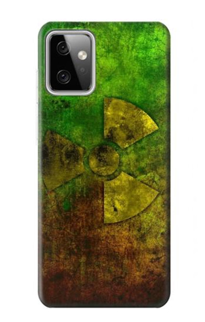 W3202 Radioactive Nuclear Hazard Symbol Hard Case and Leather Flip Case For Motorola Moto G Power (2023) 5G