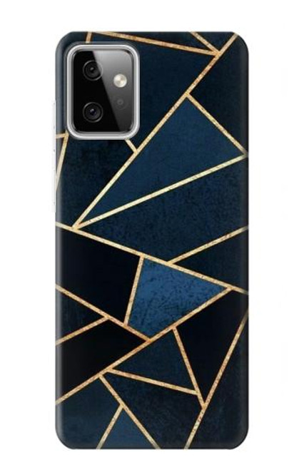 W3479 Navy Blue Graphic Art Hard Case and Leather Flip Case For Motorola Moto G Power (2023) 5G