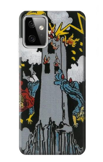 W3745 Tarot Card The Tower Hard Case and Leather Flip Case For Motorola Moto G Power (2023) 5G