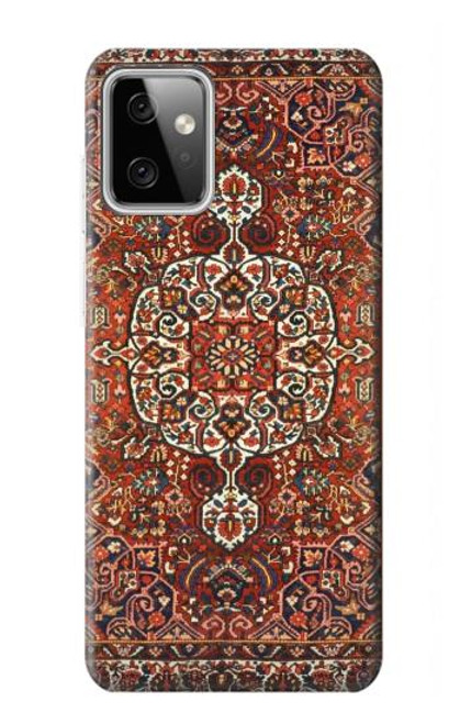 W3813 Persian Carpet Rug Pattern Hard Case and Leather Flip Case For Motorola Moto G Power (2023) 5G