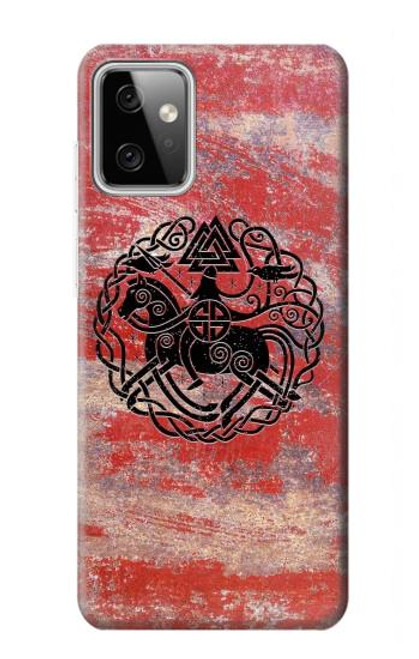 W3831 Viking Norse Ancient Symbol Hard Case and Leather Flip Case For Motorola Moto G Power (2023) 5G