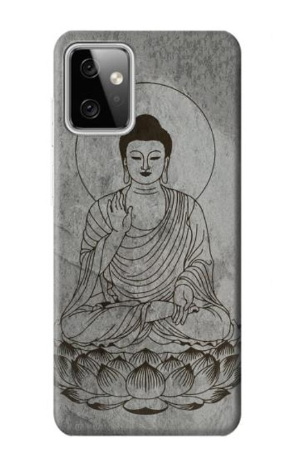 W3873 Buddha Line Art Hard Case and Leather Flip Case For Motorola Moto G Power (2023) 5G