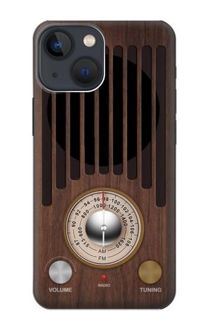 W3935 FM AM Radio Tuner Graphic Hard Case and Leather Flip Case For iPhone 14