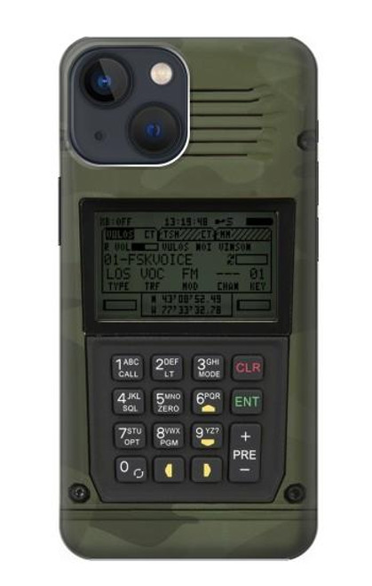 W3959 Military Radio Graphic Print Hard Case and Leather Flip Case For iPhone 14