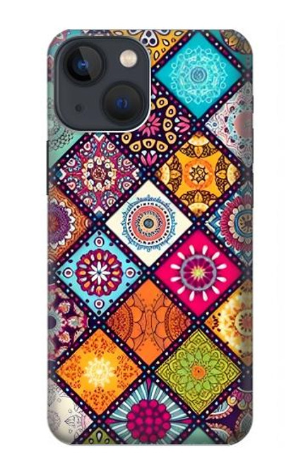 W3943 Maldalas Pattern Hard Case and Leather Flip Case For iPhone 14 Plus