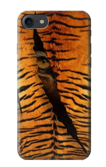 W3951 Tiger Eye Tear Marks Hard Case and Leather Flip Case For iPhone 7, iPhone 8, iPhone SE (2020) (2022)