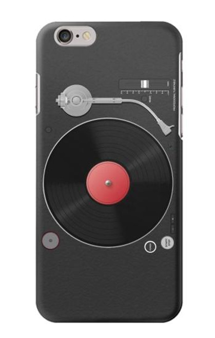 W3952 Turntable Vinyl Record Player Graphic Hard Case and Leather Flip Case For iPhone 6 Plus, iPhone 6s Plus