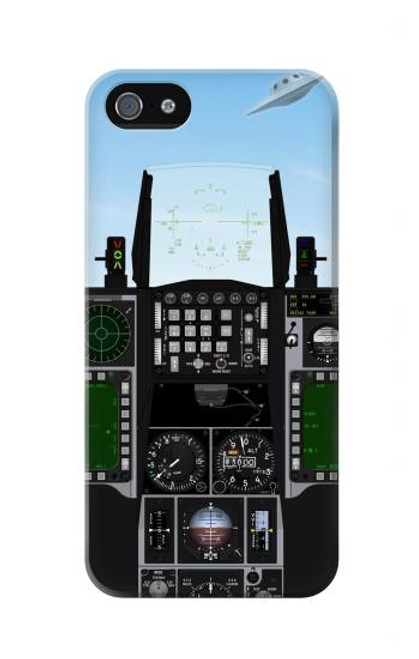 W3933 Fighter Aircraft UFO Hard Case and Leather Flip Case For iPhone 5 5S SE
