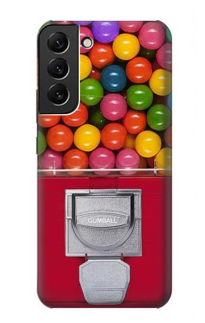 W3938 Gumball Capsule Game Graphic Hard Case and Leather Flip Case For Samsung Galaxy S22 Plus