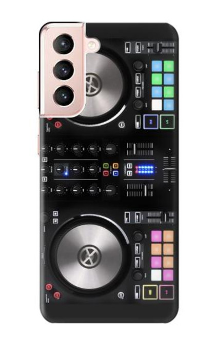 W3931 DJ Mixer Graphic Paint Hard Case and Leather Flip Case For Samsung Galaxy S21 5G