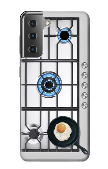 W3928 Cooking Kitchen Graphic Hard Case and Leather Flip Case For Samsung Galaxy S21 Plus 5G, Galaxy S21+ 5G