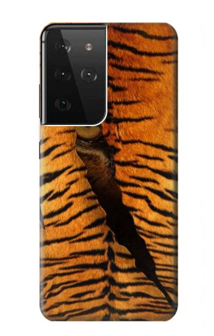 W3951 Tiger Eye Tear Marks Hard Case and Leather Flip Case For Samsung Galaxy S21 Ultra 5G